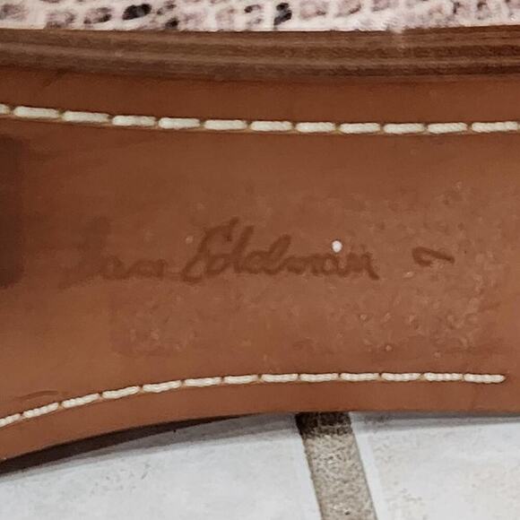 Sam Edelman Idina snakeskin Sesame Slip On Open‎ Toe Mule Slide Flat Sandal sz 7 - Picture 7 of 7